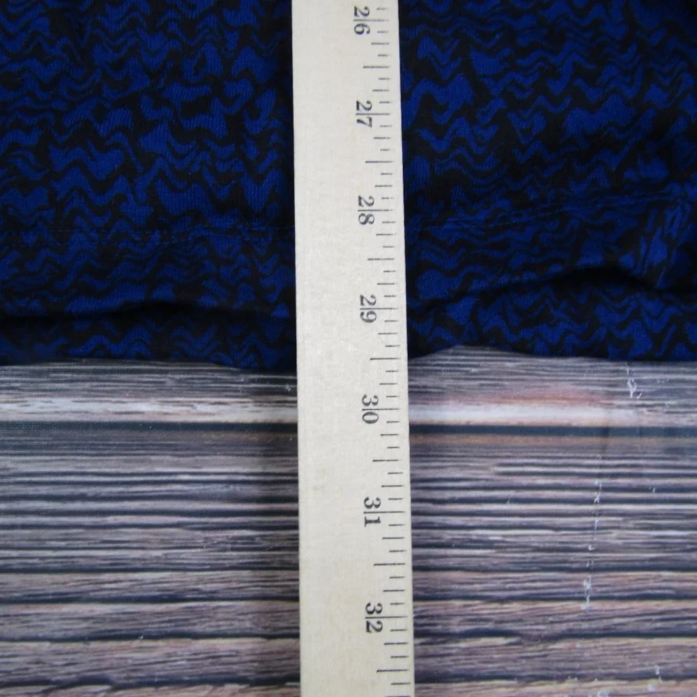Zella NEW NWT Large Blue Twilight Black Drawstring Waist Fleece Sweatshirt - Picture 7 of 8